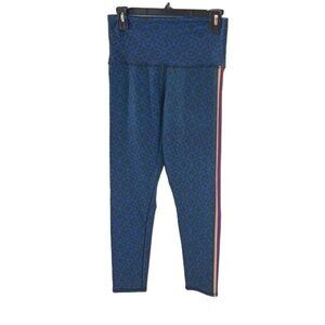 Evolution and Creation Womens Size M Blue High Rise Leggings Geometric Print